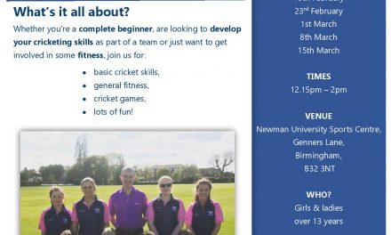 Hampton and Solihull CC – Women’s Cricket Workshops
