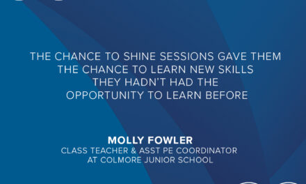 Chance to Shine Case Study 8 – Q&A with Molly Fowler, Class teacher & Assistant PE Coordinator at Colmore Junior School
